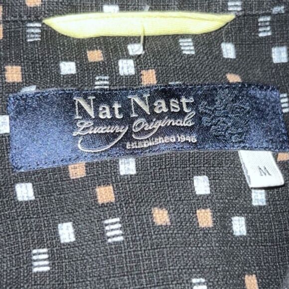Nat Nast Short Sleeve Button Up Shirt Size Medium #28 - Picture 2 of 4